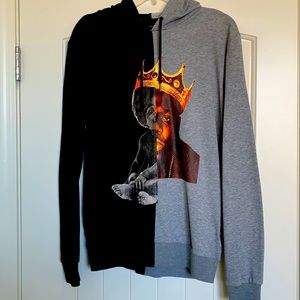Black and Gray Medium Notorious B.I.G. Hoodie